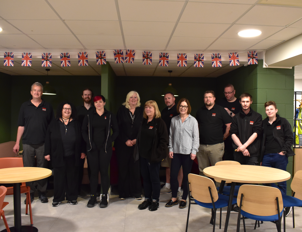 Westek staff gathering to remember and reflect on VE Day